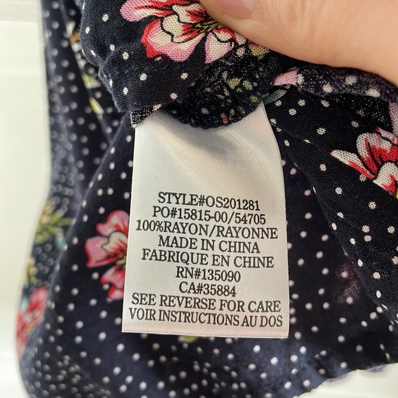 Navy Floral Romper - Picture 10 of 10